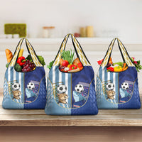 Argentine And Cape Verde Football Grocery Bag Split Flag Puma Shark Soccer