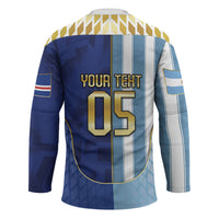 Custom Argentine And Cape Verde Football Hockey Jersey Split Flag Puma Shark Soccer