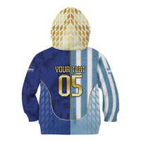 Custom Argentine And Cape Verde Football Kid Hoodie Split Flag Puma Shark Soccer