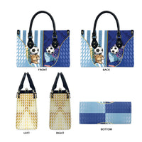 Argentine And Cape Verde Football Leather Bag Split Flag Puma Shark Soccer