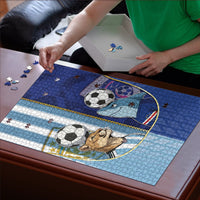 Argentine And Cape Verde Football Puzzle Split Flag Puma Shark Soccer