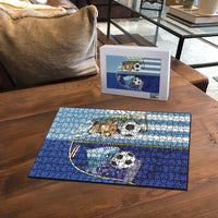 Argentine And Cape Verde Football Puzzle Split Flag Puma Shark Soccer