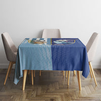 Argentine And Cape Verde Football Tablecloth Split Flag Puma Shark Soccer