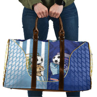 Argentine And Cape Verde Football Travel Bag Split Flag Puma Shark Soccer