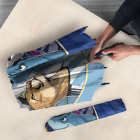 Argentine And Cape Verde Football Umbrella Split Flag Puma Shark Soccer