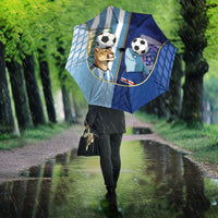 Argentine And Cape Verde Football Umbrella Split Flag Puma Shark Soccer