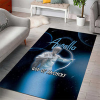Ancient Greek Apollo Area Rug God Of Archery - Wonder Print Shop