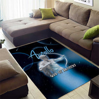 Ancient Greek Apollo Area Rug God Of Archery - Wonder Print Shop