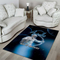 Ancient Greek Apollo Area Rug God Of Archery - Wonder Print Shop