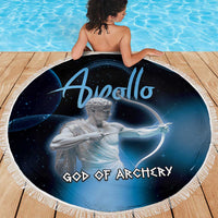 Ancient Greek Apollo Beach Blanket God Of Archery - Wonder Print Shop