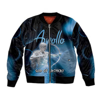 Ancient Greek Apollo Bomber Jacket God Of Archery - Wonder Print Shop