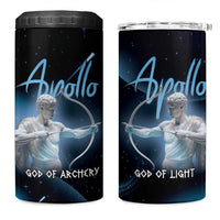 Ancient Greek Apollo 4 in 1 Can Cooler Tumbler God Of Archery - Wonder Print Shop