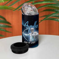 Ancient Greek Apollo 4 in 1 Can Cooler Tumbler God Of Archery - Wonder Print Shop