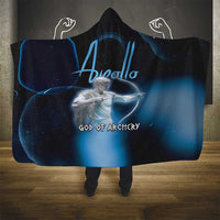 Ancient Greek Apollo Hooded Blanket God Of Archery - Wonder Print Shop