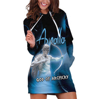Ancient Greek Apollo Hoodie Dress God Of Archery - Wonder Print Shop