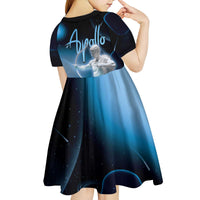 Ancient Greek Apollo Kid Short Sleeve Dress God Of Archery - Wonder Print Shop