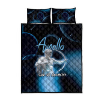 Ancient Greek Apollo Quilt Bed Set God Of Archery - Wonder Print Shop