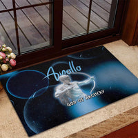 Ancient Greek Apollo Rubber Doormat God Of Archery - Wonder Print Shop