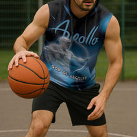 Ancient Greek Apollo Sleeveless Hoodie God Of Archery - Wonder Print Shop