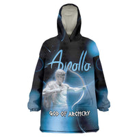 Ancient Greek Apollo Wearable Blanket Hoodie God Of Archery - Wonder Print Shop