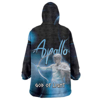 Ancient Greek Apollo Wearable Blanket Hoodie God Of Archery - Wonder Print Shop