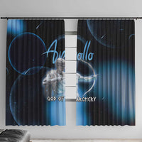 Ancient Greek Apollo Window Curtain God Of Archery - Wonder Print Shop