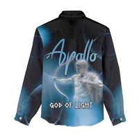 Ancient Greek Apollo Women Casual Shirt God Of Archery - Wonder Print Shop