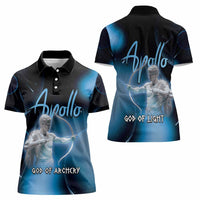 Ancient Greek Apollo Women Polo Shirt God Of Archery - Wonder Print Shop