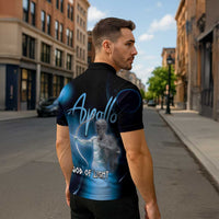 Ancient Greek Apollo Zipper Polo Shirt God Of Archery - Wonder Print Shop