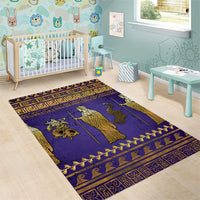 Hera Area Rug Goddess With Ancient Greek Pattern - Wonder Print Shop