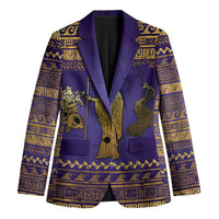 Hera Blazer Goddess With Ancient Greek Pattern - Wonder Print Shop