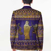 Hera Blazer Goddess With Ancient Greek Pattern - Wonder Print Shop