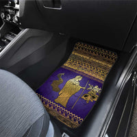 Hera Car Mats Goddess With Ancient Greek Pattern - Wonder Print Shop