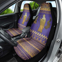 Hera Car Seat Cover Goddess With Ancient Greek Pattern - Wonder Print Shop
