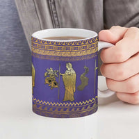 Hera Ceramic Mug Goddess With Ancient Greek Pattern - Wonder Print Shop