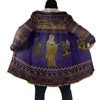 Hera Cloak Goddess With Ancient Greek Pattern - Wonder Print Shop