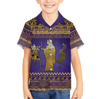 Hera Hawaiian Shirt Goddess With Ancient Greek Pattern - Wonder Print Shop