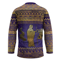 Hera Hockey Jersey Goddess With Ancient Greek Pattern - Wonder Print Shop
