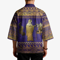Hera Kimono Goddess With Ancient Greek Pattern - Wonder Print Shop