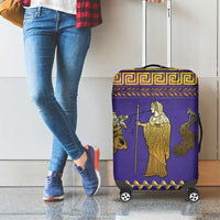 Hera Luggage Cover Goddess With Ancient Greek Pattern - Wonder Print Shop