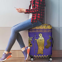 Hera Luggage Cover Goddess With Ancient Greek Pattern - Wonder Print Shop