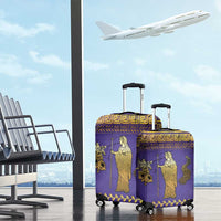 Hera Luggage Cover Goddess With Ancient Greek Pattern - Wonder Print Shop