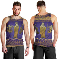 Hera Men Tank Top Goddess With Ancient Greek Pattern - Wonder Print Shop