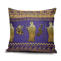 Hera Pillow Cover Goddess With Ancient Greek Pattern - Wonder Print Shop