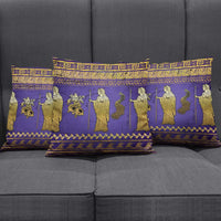 Hera Pillow Cover Goddess With Ancient Greek Pattern - Wonder Print Shop
