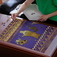 Hera Puzzle Goddess With Ancient Greek Pattern - Wonder Print Shop