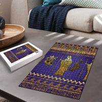 Hera Puzzle Goddess With Ancient Greek Pattern - Wonder Print Shop