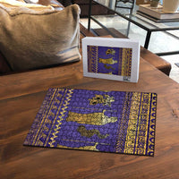 Hera Puzzle Goddess With Ancient Greek Pattern - Wonder Print Shop