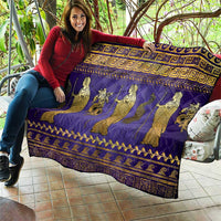 Hera Quilt Goddess With Ancient Greek Pattern - Wonder Print Shop