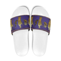 Hera Slide Sandals Goddess With Ancient Greek Pattern - Wonder Print Shop